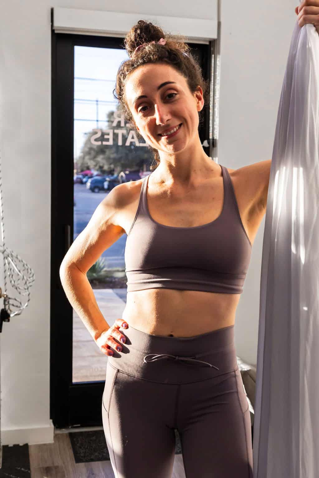 Jenn Vigh, founder and lead instructor at Aer Pilates
